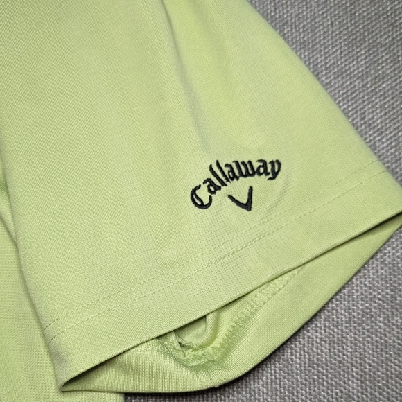CALLOWAY GOLF POLO LIGHT GREEN MENS MED SHORT SLEEVE OPTI-DRI - Picture 5 of 7